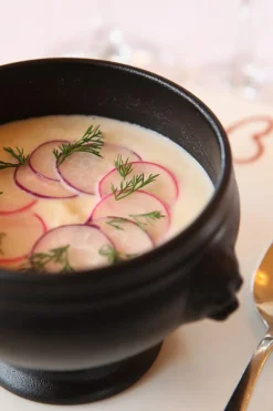 REVOL Soupière tête de lion rond noir porcelaine culinaire Ø 11,5 cm French Classics Clearance