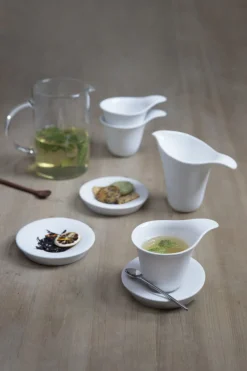 Sous tasse blanc porcelaine 8 cl Fly - COOKPLAY Hot