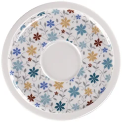 Sous tasse à café blanc porcelaine vitrifiée Ø 16,3 cm stone Ease Décor Summer - RAK Online
