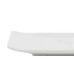 PRO.MUNDI Sous-tasse à café gourmand ovale blanc porcelaine 23 cm Prismo Sale