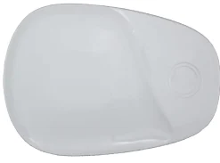 PRO.MUNDI Sous-tasse à café gourmand ovale ivoire porcelaine 33 cm Hot