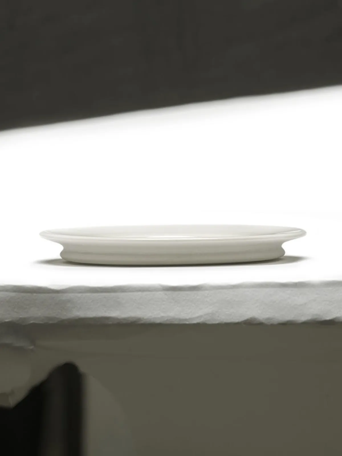 SERAX Sous tasse à café rond Alabaster porcelaine Ø 13 cm Dune Outlet