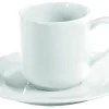 PILLIVUYT Sous tasse à café rond blanc porcelaine culinaire Ø 13,4 cm Sancerre Sale