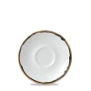 Sous tasse à café rond blanc porcelaine vitrifiée Ø 11,8 cm Harvest - DUDSON Clearance