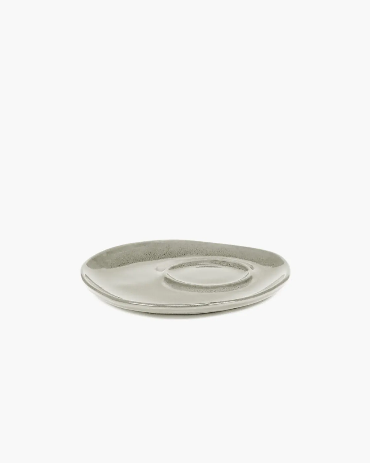 Sous tasse à café rond écru grès émaillé Ø 14,5 cm La Mère - SERAX Outlet