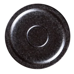 Sous tasse à café rond Forge porcelaine vitrifiée Ø 13 cm stone Ease - RAK New