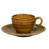 RAK Sous tasse à café rond Garnet porcelaine vitrifiée Ø 15 cm stone Spot Best