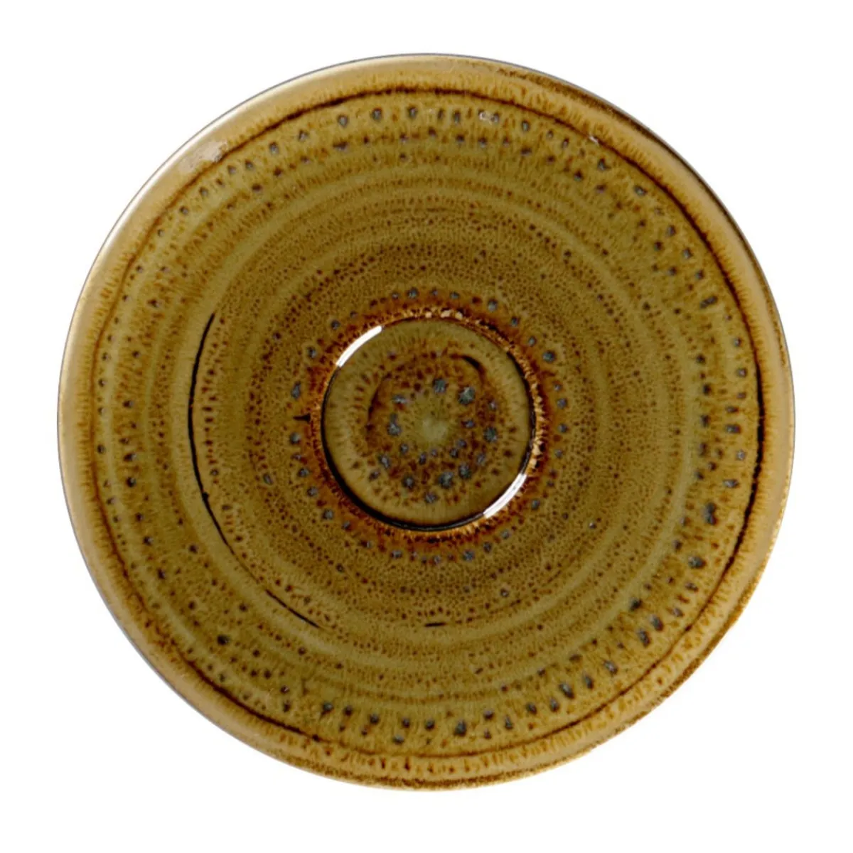 RAK Sous tasse à café rond Garnet porcelaine vitrifiée Ø 15 cm stone Spot Best