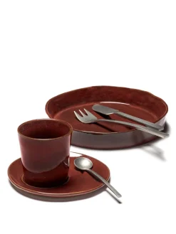 Sous tasse à café rond Venetian red grès émaillé Ø 14,5 cm La Mère - SERAX Best