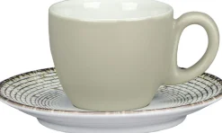 RAK Sous tasse à café rond Weave porcelaine Ø 12,3 cm Digi Sale