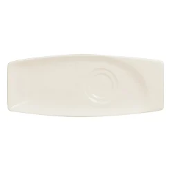 RAK Sous-tasse à café / thé gourmand rectangulaire ivoire porcelaine vitrifiée 26,1 cm Mazza Best