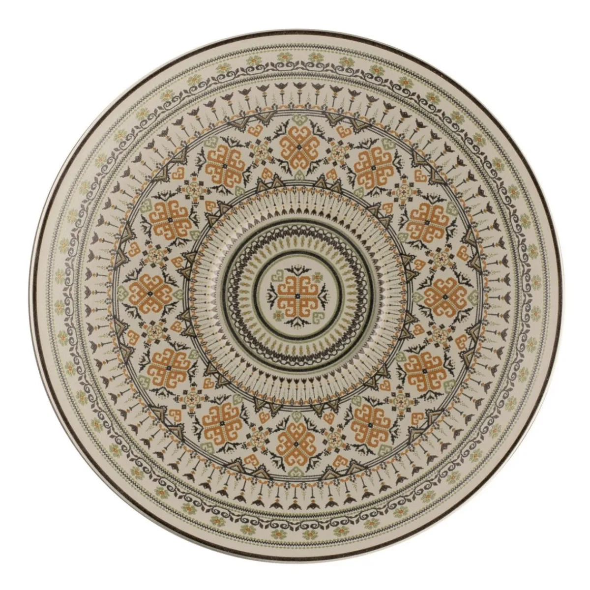 Sous tasse à café/thé rond Argila Décor Genoa porcelaine Ø 17 cm Earth - RAK Hot