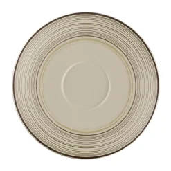 RAK Sous tasse à café/thé rond Argila Décor Larissa porcelaine Ø 17 cm Earth Clearance
