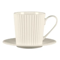 Sous tasse à café / thé rond blanc porcelaine bone china Ø 14,9 cm Spectra - RAK Clearance