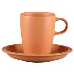 Sous tasse à café/thé rond Tero Décor Prima porcelaine Ø 15 cm Earth - RAK Hot