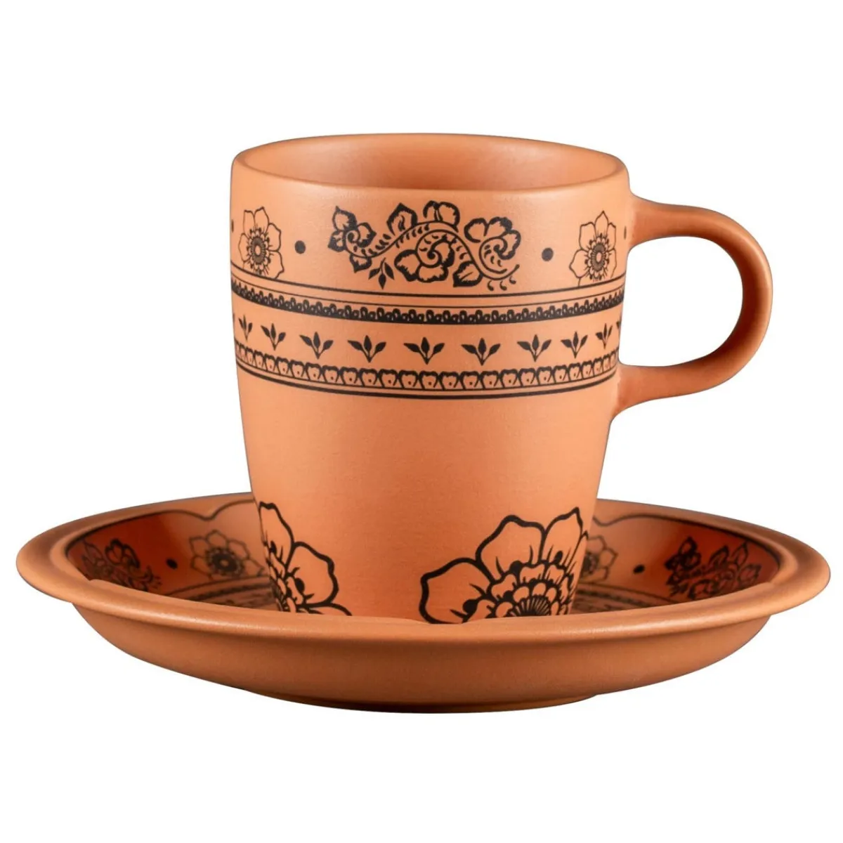 RAK Sous tasse à café/thé rond Tero Décor Alexandria porcelaine Ø 15 cm Earth Online