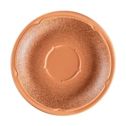 RAK Sous tasse à café/thé rond Tero Décor Denia porcelaine Ø 15 cm Earth