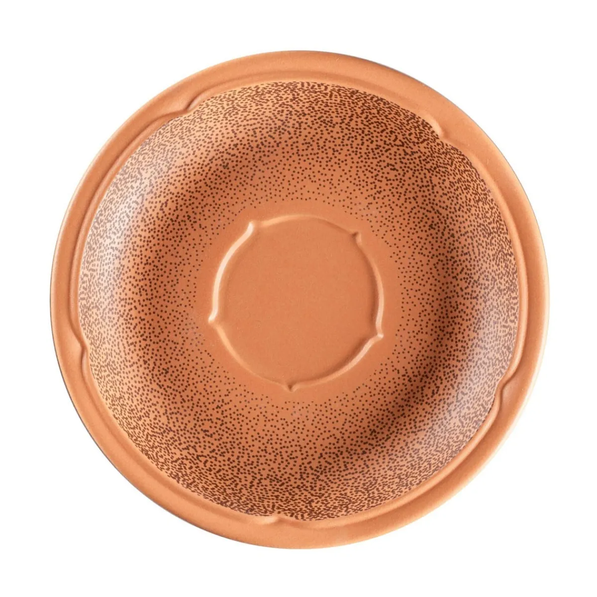RAK Sous tasse à café/thé rond Tero Décor Denia porcelaine Ø 15 cm Earth