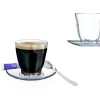 Sous tasse à café transparent verre trempé Ø 112 mm Arcadie - ARCOROC Outlet