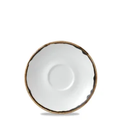 DUDSON Sous tasse à cappuccino/thé blanc porcelaine vitrifiée Ø 15,6 cm Harvest Sale