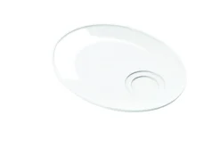 ACCOLADE Sous tasse déjeuner gourmand ovale blanc porcelaine 21 cm Presto Hot