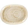RAK Sous tasse à déjeuner ovale vanilla porcelaine vitrifiée 19 cm Krush Clearance