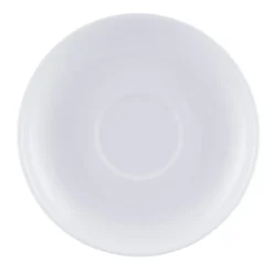 PRO.MUNDI Sous-tasse à déjeuner rond blanc porcelaine Ø 16 cm Emotions Outlet