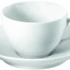 Sous tasse à déjeuner rond blanc porcelaine culinaire Ø 16,2 cm Cecil - PILLIVUYT Clearance