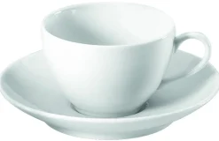 Sous tasse à déjeuner rond blanc porcelaine culinaire Ø 16,2 cm Cecil - PILLIVUYT Clearance
