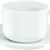 Sous tasse à déjeuner rond blanc porcelaine culinaire Ø 16,7 cm Sancerre - PILLIVUYT