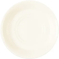Sous-tasse à déjeuner rond ivoire porcelaine vitrifiée Ø 17 cm Fine Dine - RAK Online