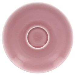 RAK Sous-tasse à déjeuner rond rose porcelaine vitrifiée Ø 17 cm Vintage Discount