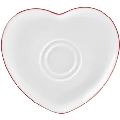 Sous tasse double empreinte blanc porcelaine 16 cm Cliché - RAK Discount