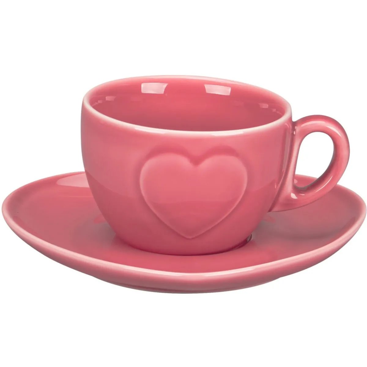 RAK Sous tasse double empreinte rose porcelaine 16 cm Cliché Clearance