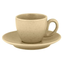 Sous tasse à espresso beige porcelaine vitrifiée Ø 12,5 cm Genesis - RAK New