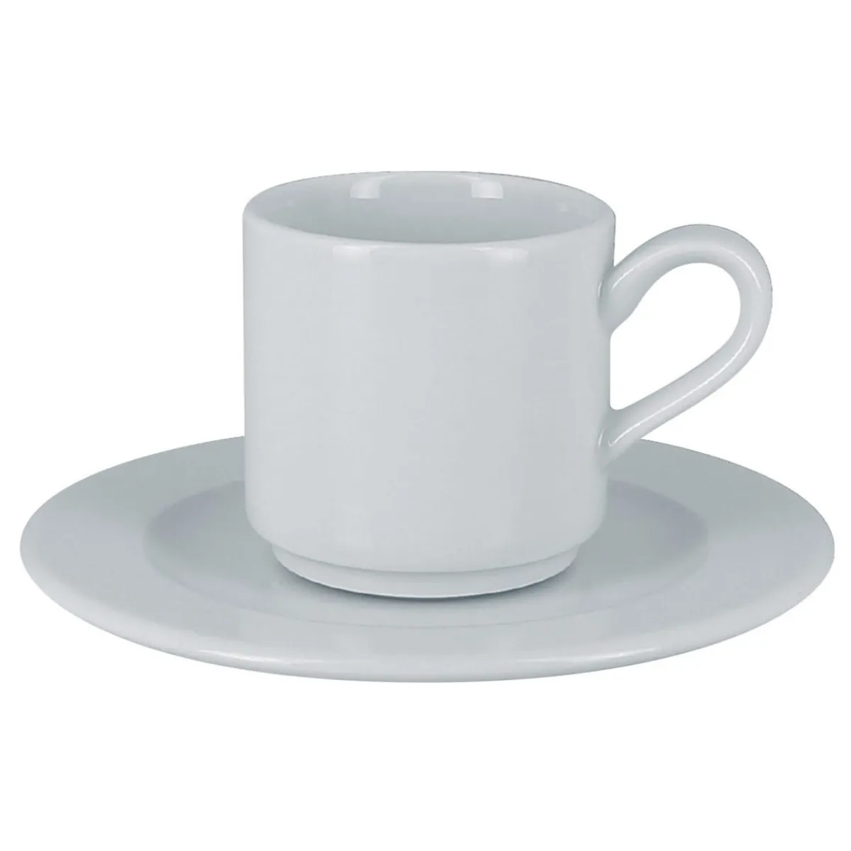 Sous tasse à espresso blanc porcelaine vitrifiée Ø 13 cm Access - RAK New