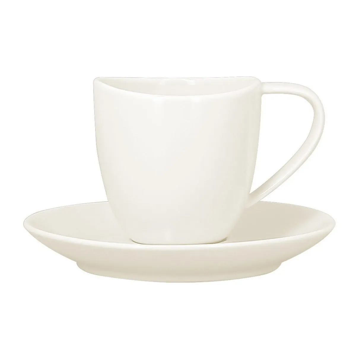 RAK Sous tasse à espresso ivoire porcelaine vitrifiée Ø 12 cm Swirls Online