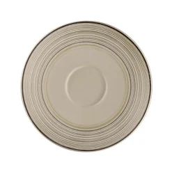 RAK Sous tasse à espresso rond Argila Décor Larissa porcelaine Ø 12,5 cm Earth Clearance