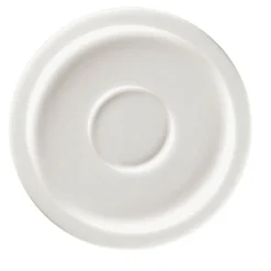 RAK Sous tasse à espresso rond blanc porcelaine vitrifiée Ø 13 cm stone Ease Outlet