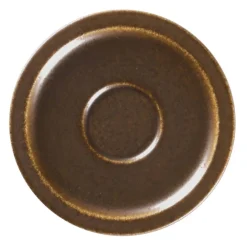 RAK Sous tasse à espresso rond bronze porcelaine vitrifiée Ø 13 cm stone Ease Online