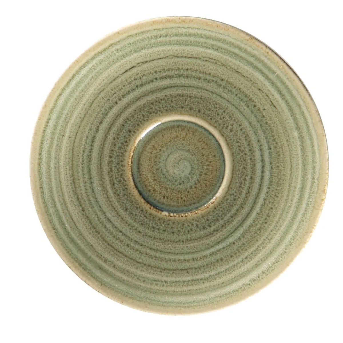 RAK Sous tasse à espresso rond Emerald porcelaine vitrifiée Ø 12,5 cm stone Spot Outlet