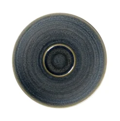 Sous tasse à espresso rond Jade porcelaine vitrifiée Ø 12,5 cm stone Spot - RAK Outlet