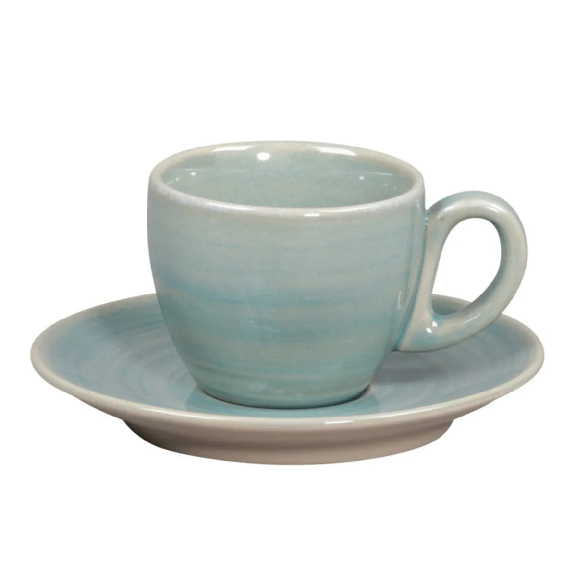 RAK Sous tasse à espresso rond Saphire porcelaine vitrifiée Ø 12,5 cm stone Spot Online