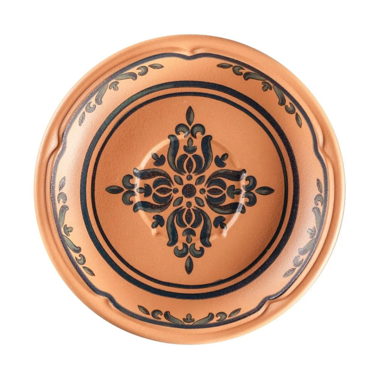RAK Sous tasse à espresso rond Tero Décor Ostia porcelaine Ø 13 cm Earth Outlet