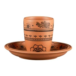 RAK Sous tasse à espresso rond Tero Décor Alexandria porcelaine Ø 13 cm Earth Online