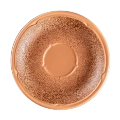 RAK Sous tasse à espresso rond Tero Décor Denia porcelaine Ø 13 cm Earth New