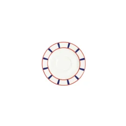 ACCOLADE Sous tasse expresso blanc porcelaine Ø 13 cm Ama Outlet