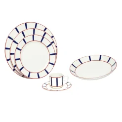 ACCOLADE Sous tasse expresso blanc porcelaine Ø 13 cm Ama Outlet