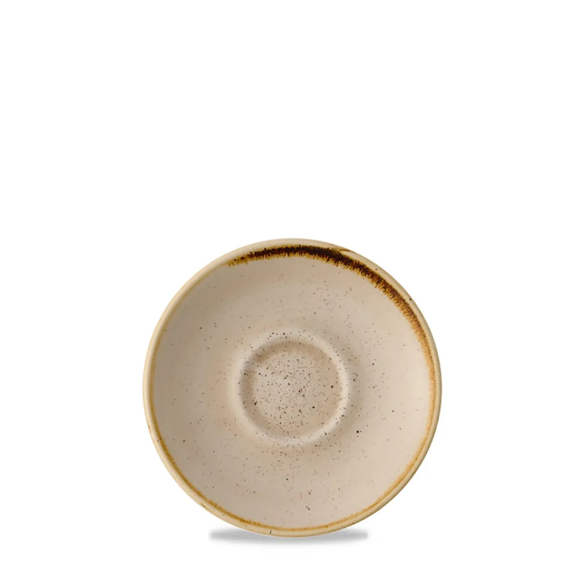 CHURCHILL Sous-tasse à expresso Nutmeg Cream porcelaine vitrifiée Ø 11 cm Stonecast Nutmeg Discount