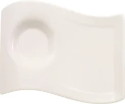 Sous-tasse à expresso rectangulaire ivoire porcelaine 17 cm New Wave - VILLEROY & BOCH Best